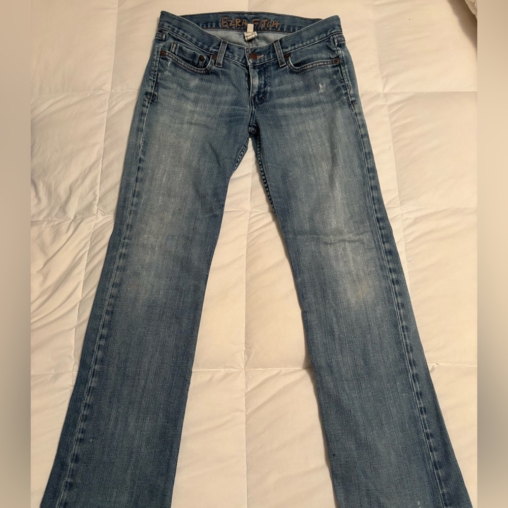 Trendy Blue Flare Jeans